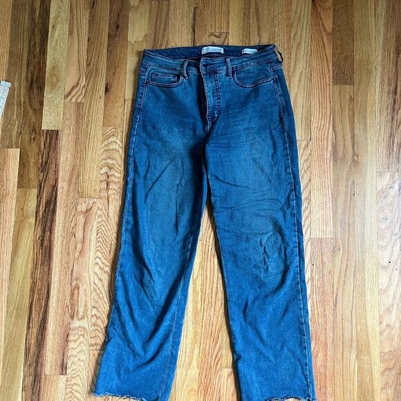 Sanctuary Blue Straight Jeans Classic Denim - Picture 2 of 7